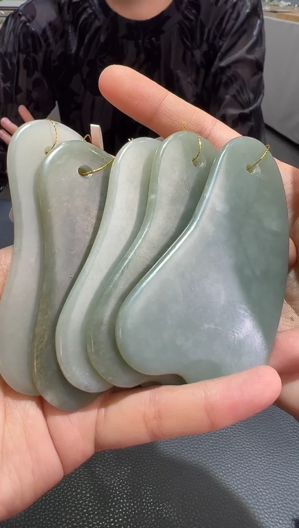 【闪购商品】和田玉刮痧板未镶嵌且末料刮痧板多样性发其一