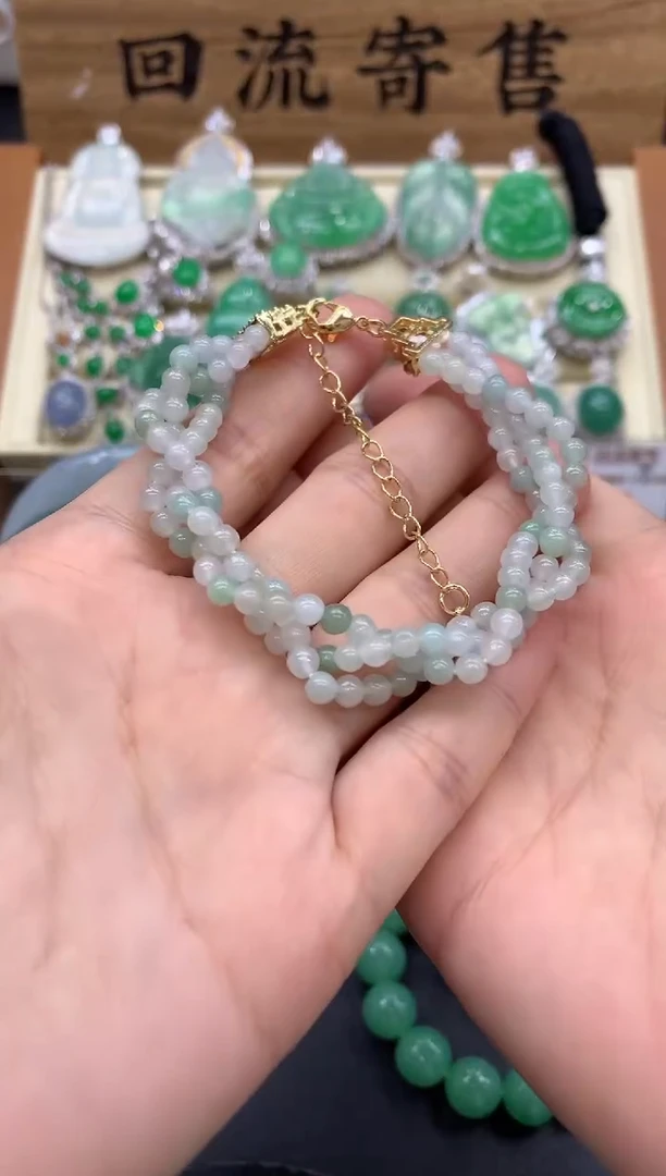 【闪购商品】翡翠手串未镶嵌53-中国好珍宝