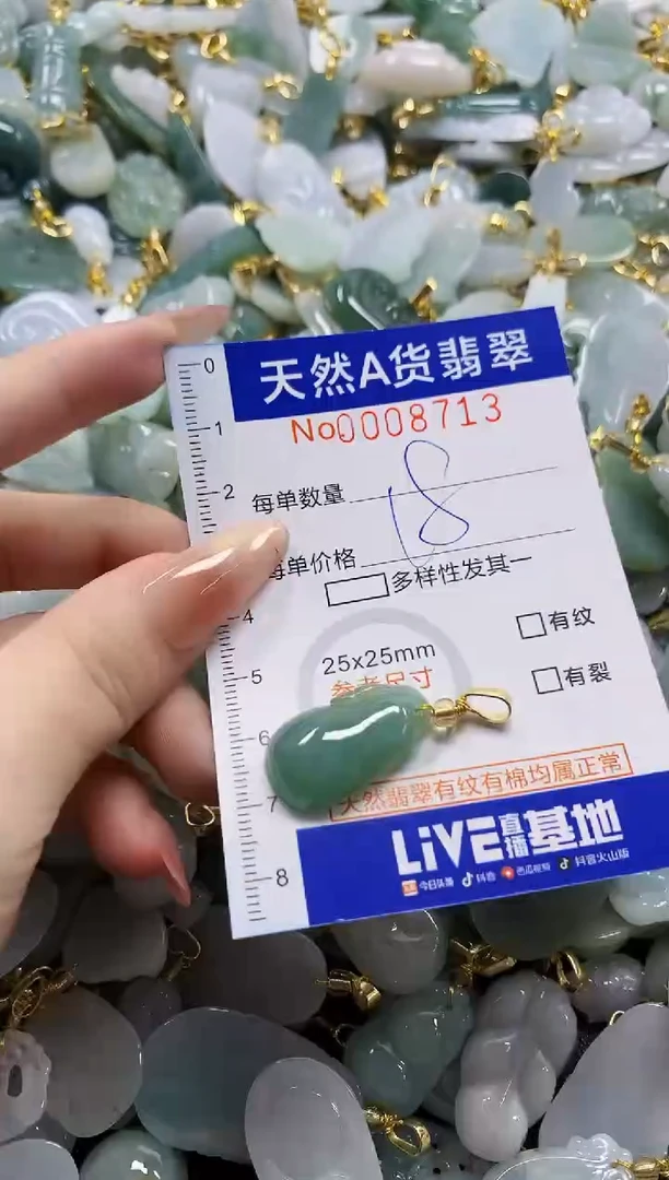 颈饰未镶嵌翡翠天然A货翡翠