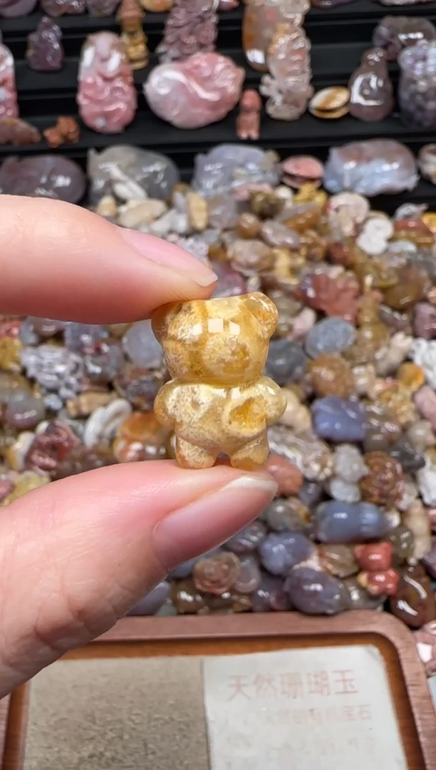 颈饰未镶嵌硅化珊瑚（珊瑚玉）762