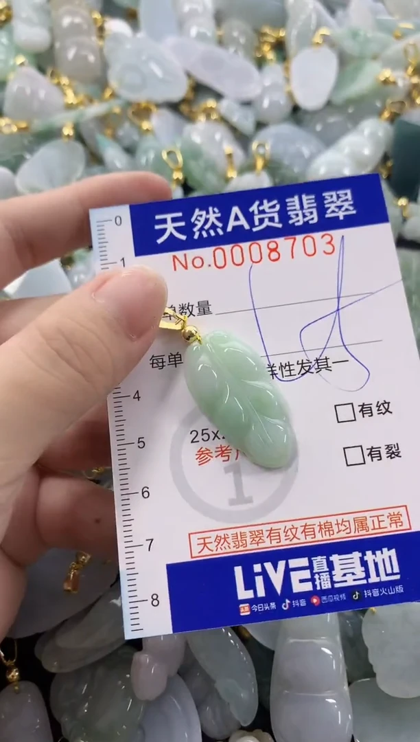 颈饰未镶嵌翡翠天然A货翡翠