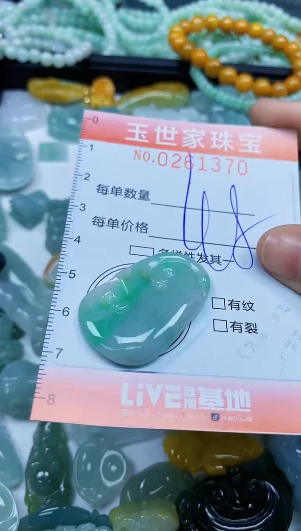 翡翠未镶嵌颈饰闪购0261370