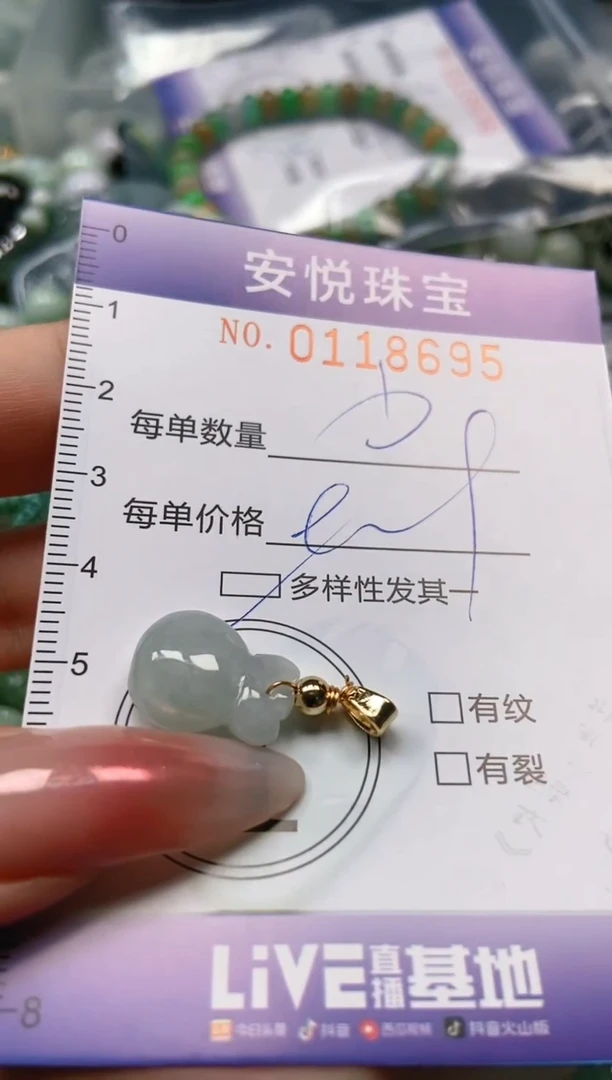 【闪购商品】翡翠颈饰未镶嵌闪购0118695多样性发其一