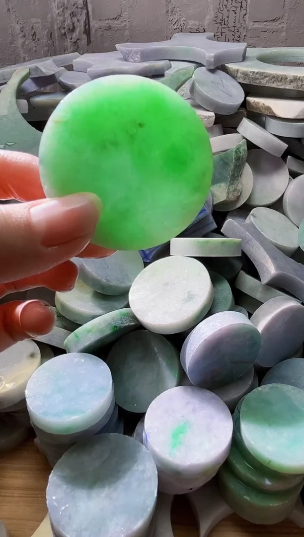 裸石翡翠天然翡翠A货古 南 791