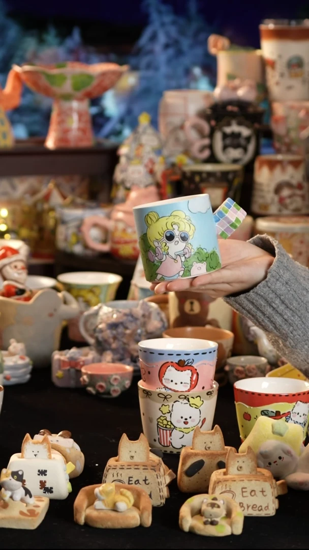 其他陶景德镇釉下彩手绘设计师款陶瓷