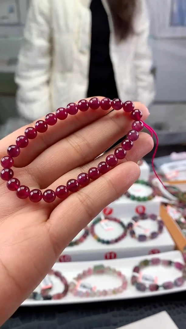 未镶嵌手串碧玺多样性发一条