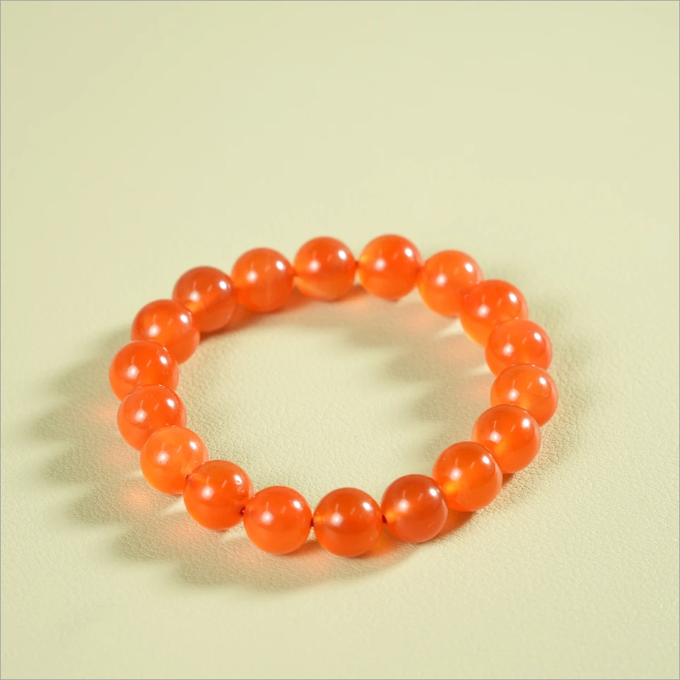 【老掌柜讲珠宝】南红冰红手串/9mm/G112180