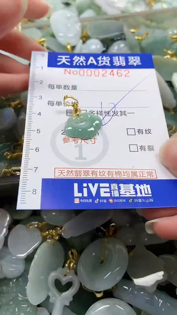 颈饰未镶嵌翡翠纯天然a货翡翠