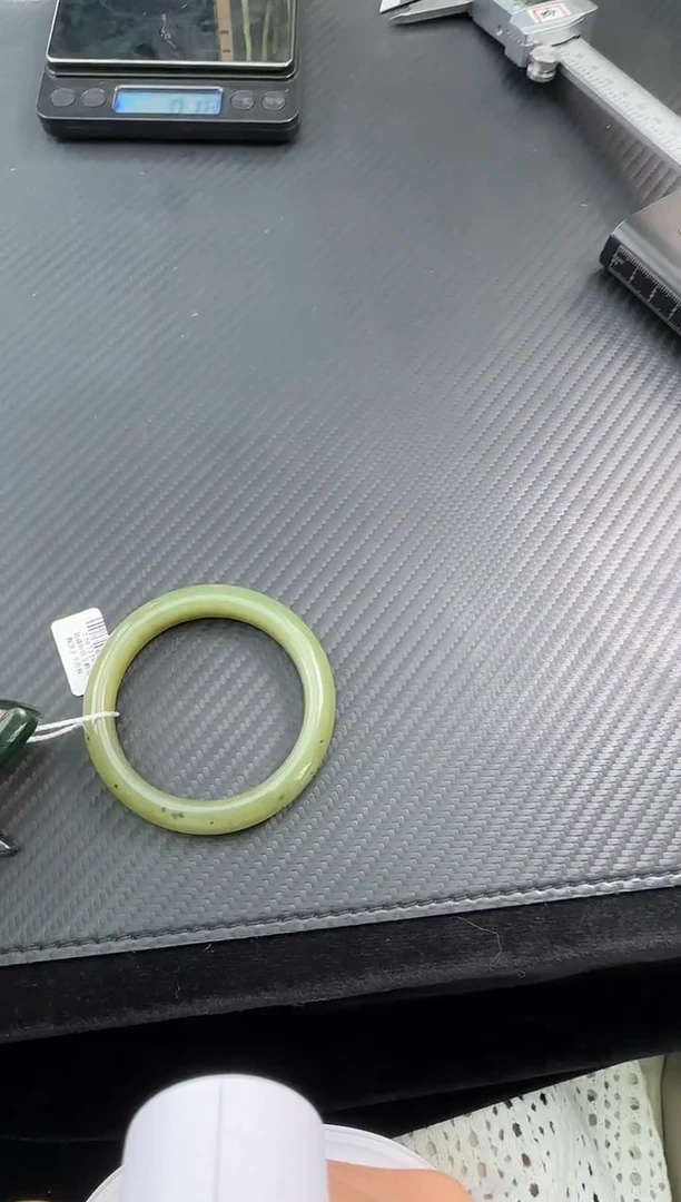 手链未镶嵌和田玉若羌青黄口微色差55+手镯包容镯    0005