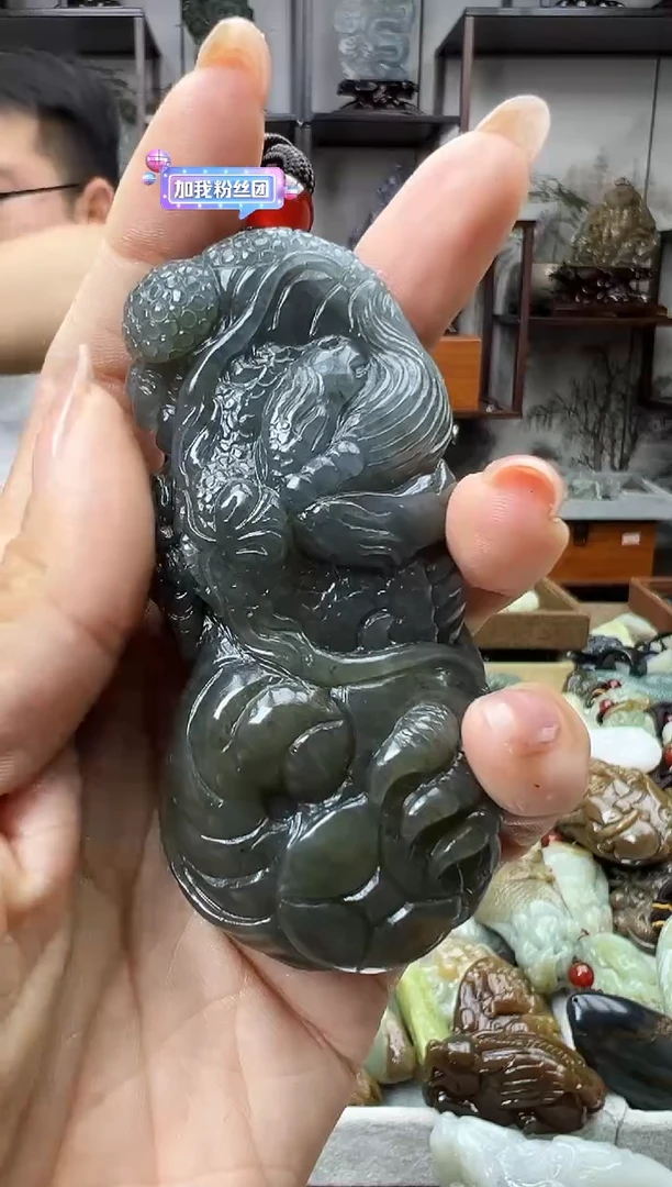 和田玉未镶嵌把件1