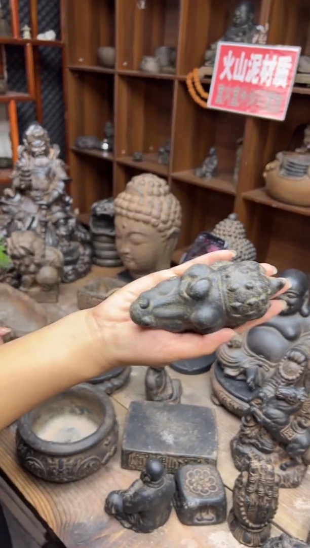 陶土【火山泥】贪睡小鳄鱼