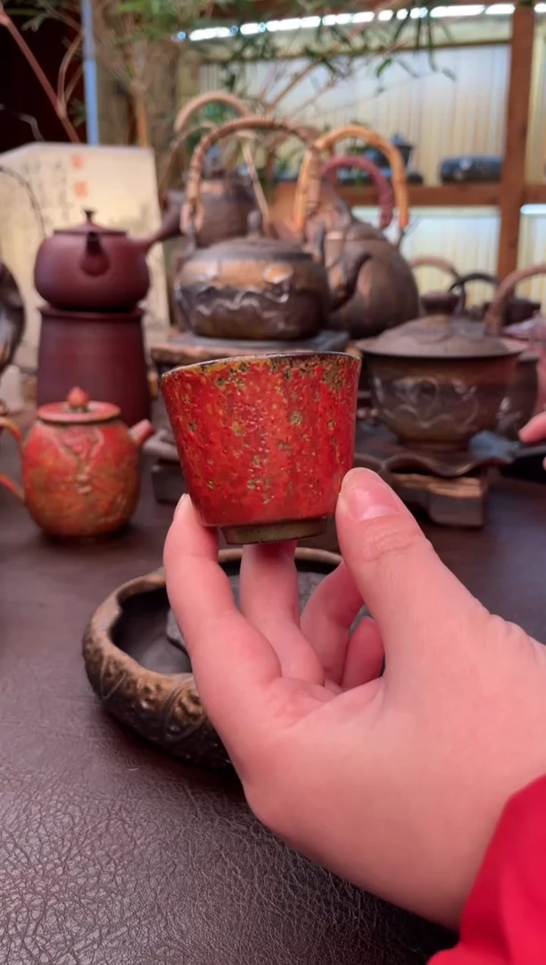 【闪购商品】瓷片瓷野粗陶茶具