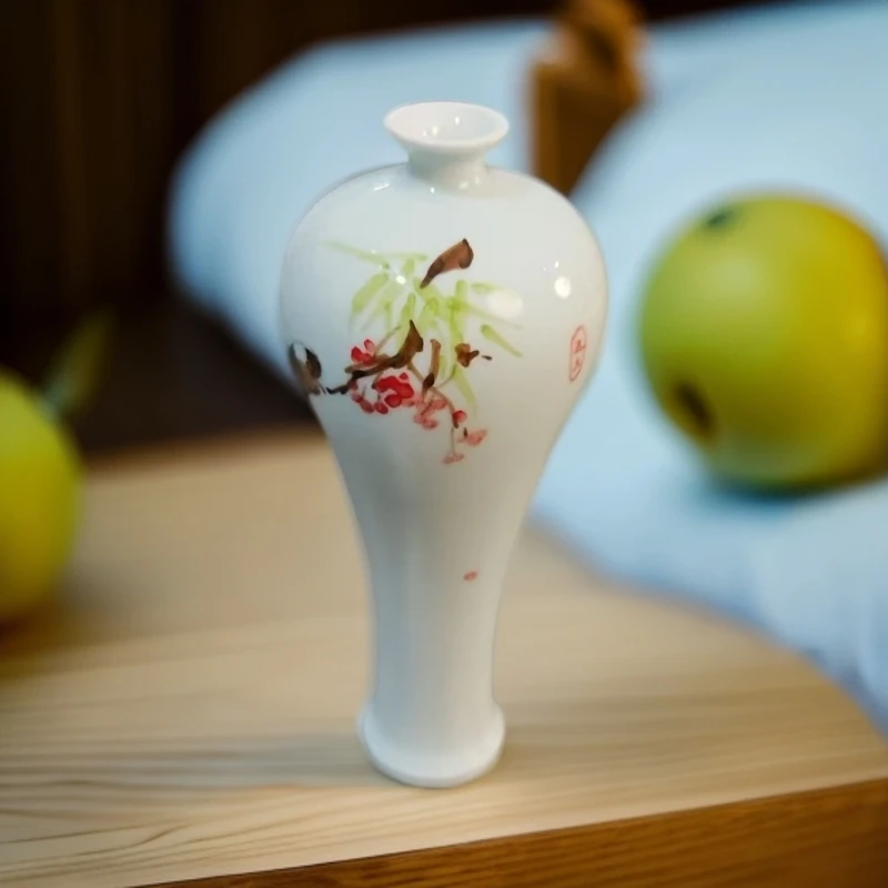 【景德镇】高温陶瓷，美人小花瓶
