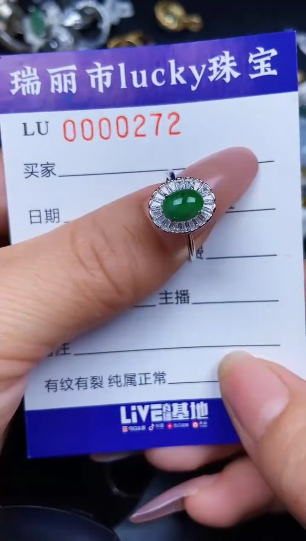 翡翠银S925镶嵌颈饰0272