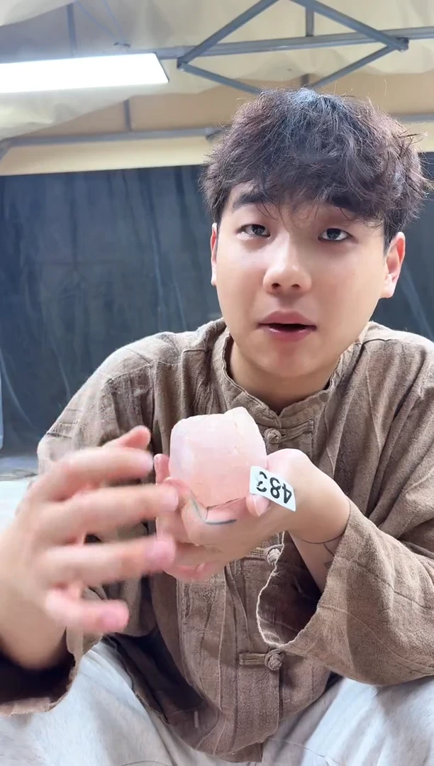 未镶嵌水晶大型摆件（非配饰）粉水晶 483