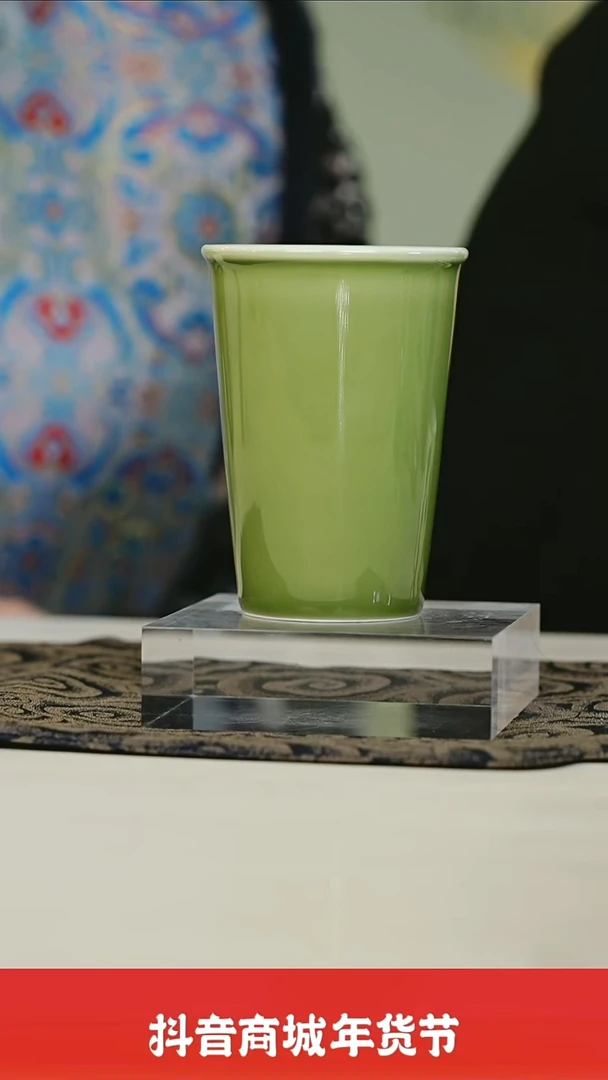 【闪购商品】瓷栗子严选景德镇瓷器@@闰火堂 内湖水绿