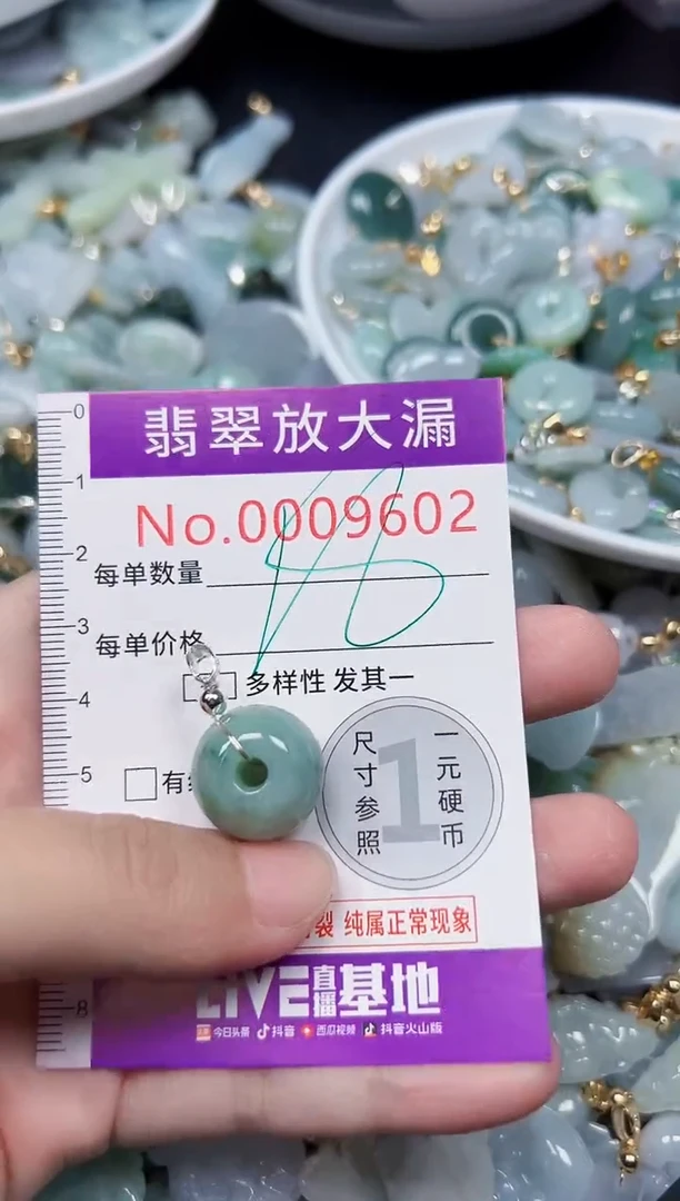 颈饰未镶嵌翡翠9602