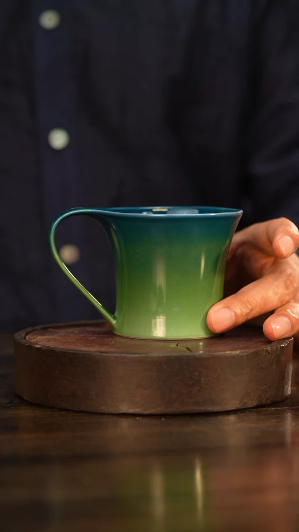 杯17柴房陶瓷柴烧咖啡杯