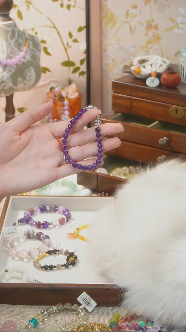 【闪购商品】水晶手链未镶嵌颜色微差多样性发货发其一