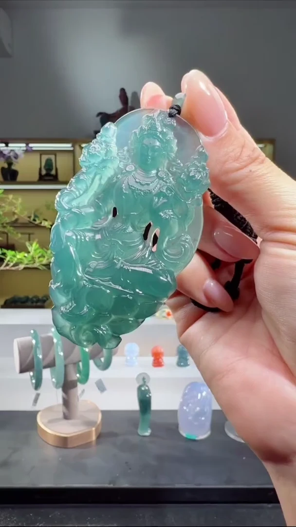 吊坠(不含链)未镶嵌翡翠度母