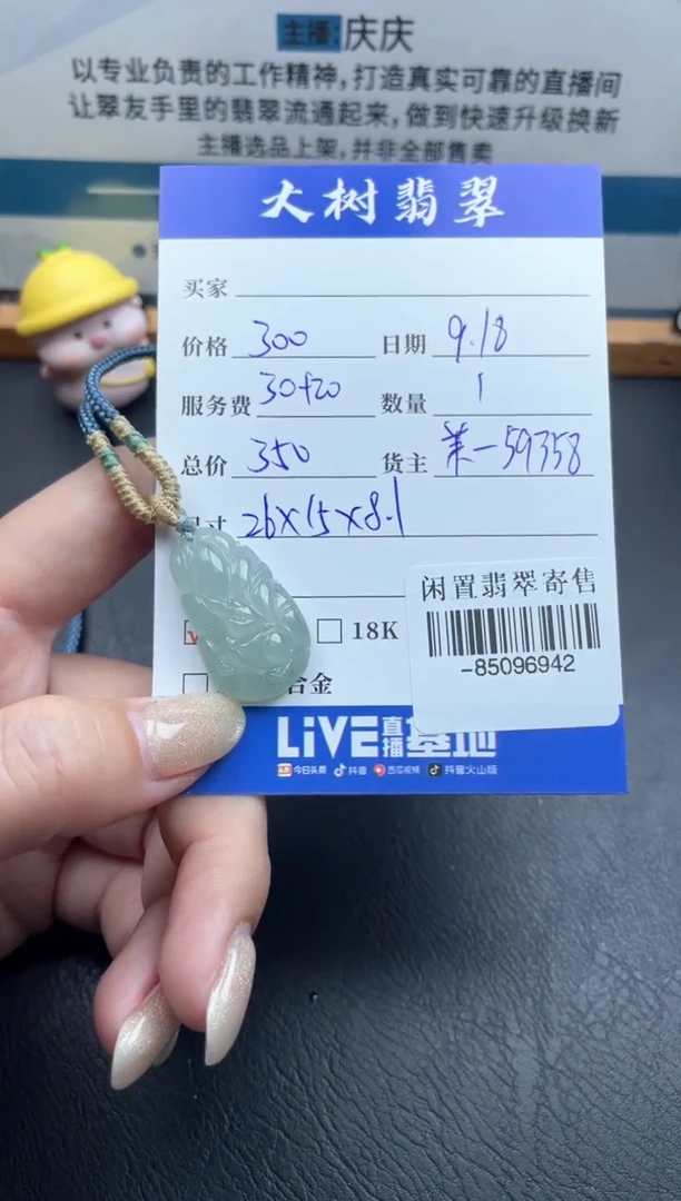 颈饰未镶嵌翡翠多人-85096942