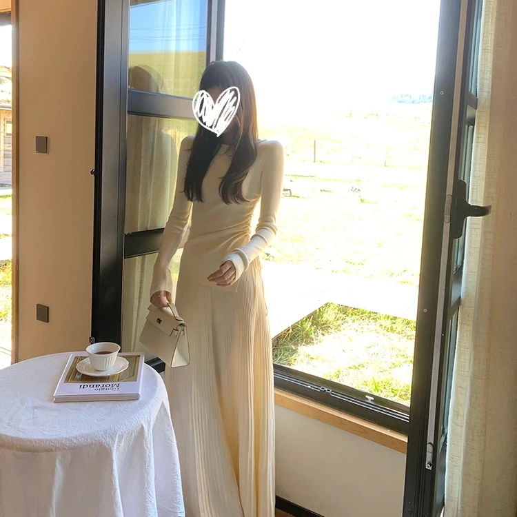 长袖上衣+直筒裤子长裤两件套老钱风气质休闲穿搭新款时尚两件套