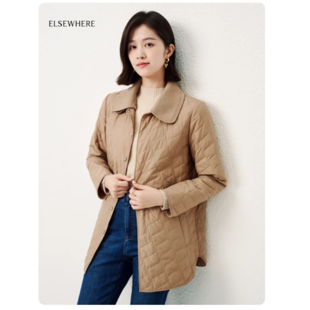 【众心专享价】休闲中长款棉服外套上衣秋季新款EQ00019C4