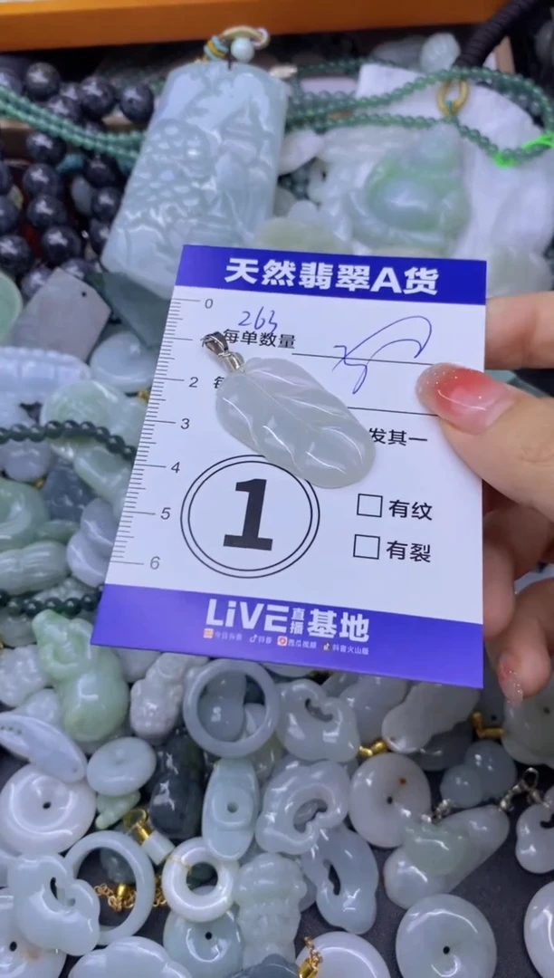 颈饰未镶嵌翡翠天然翡翠A货批量多样性发一件