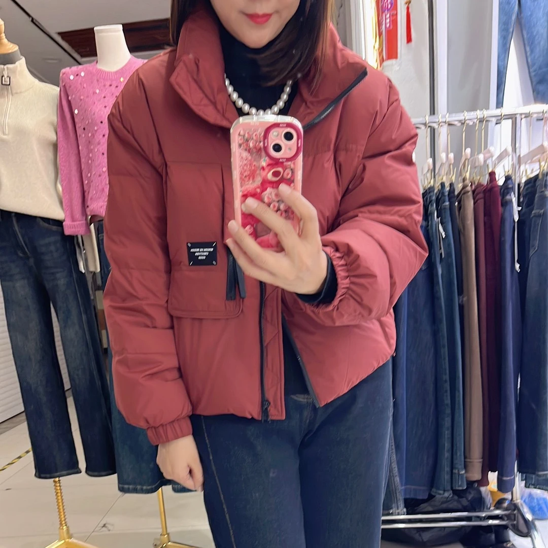 8865洋气小款新国标柔软蓬松羽绒服