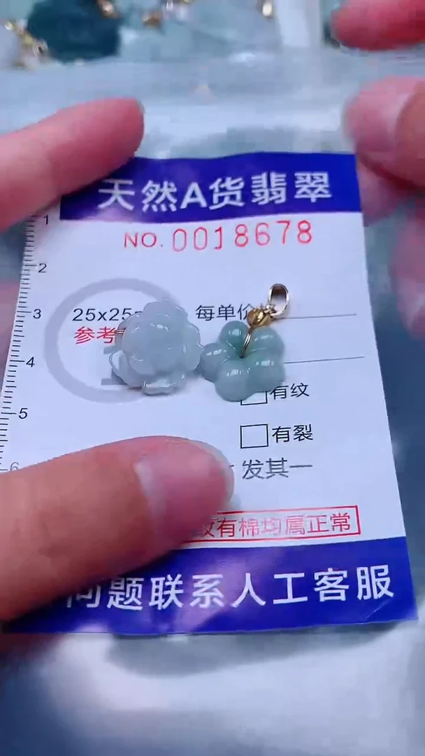 吊坠(不含链)未镶嵌翡翠1
