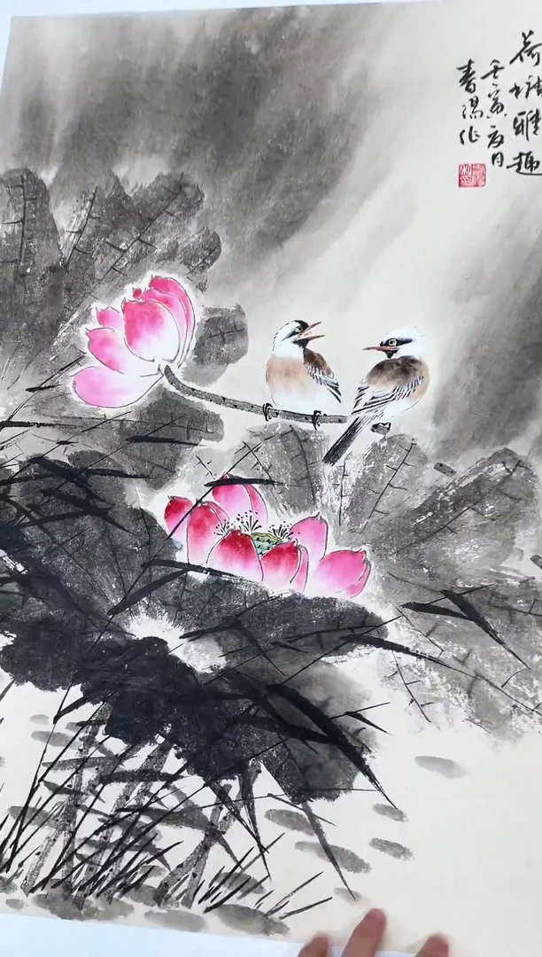 精品国画花鸟作品