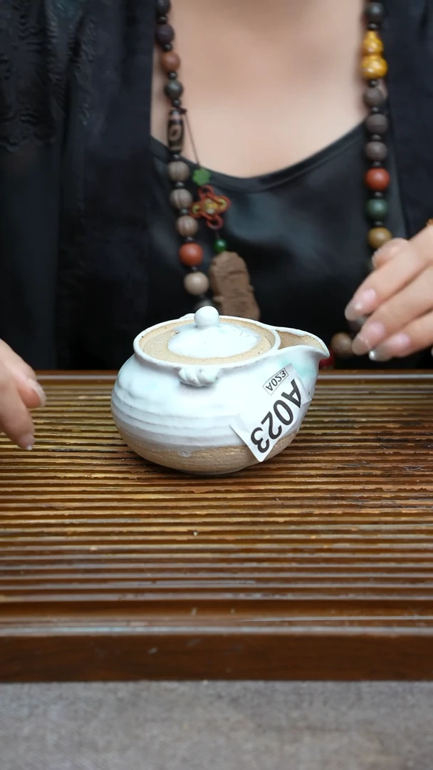 万古烧粗陶手工茶具
