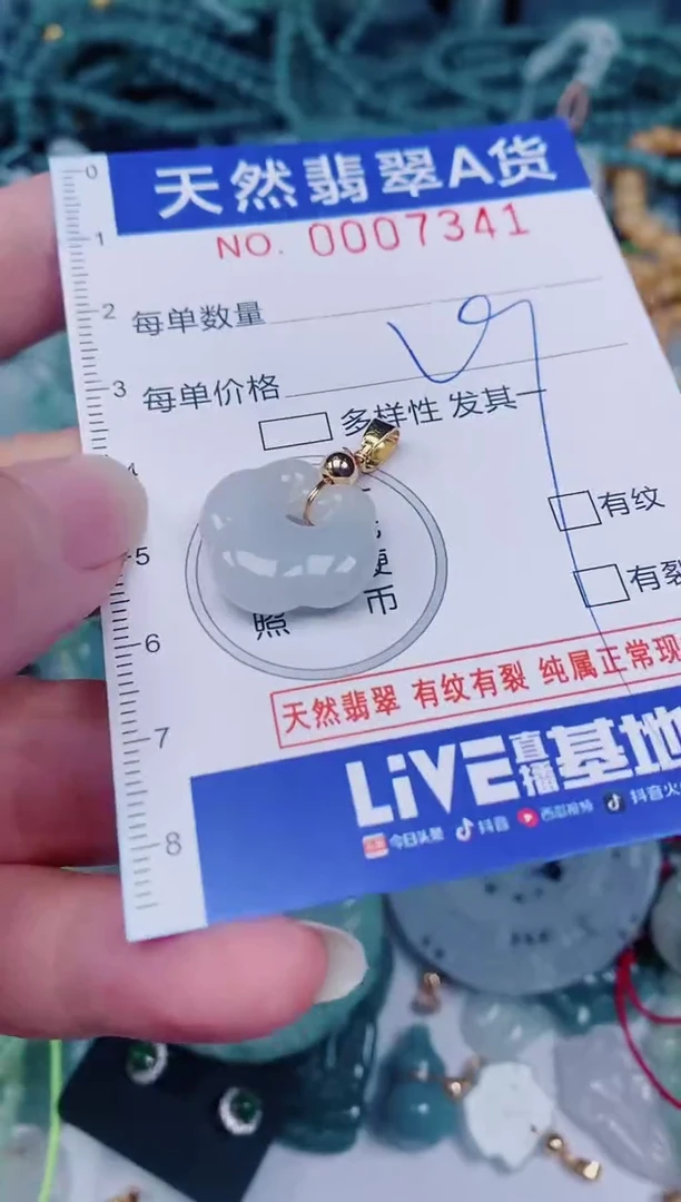颈饰未镶嵌翡翠00007341
