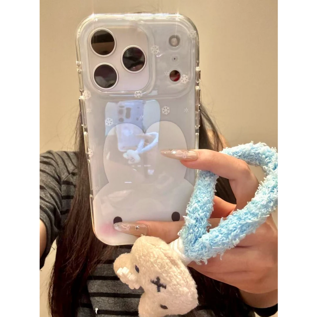 诚星泽雪花米菲兔适用苹果17promax手机壳华为oppo小米vivo新款女