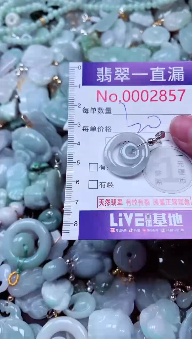吊坠(不含链)未镶嵌翡翠2857