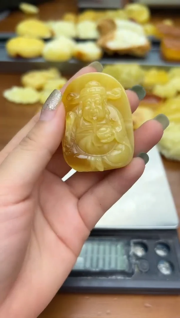 未镶嵌蜜蜡裸石蜜蜡吊坠