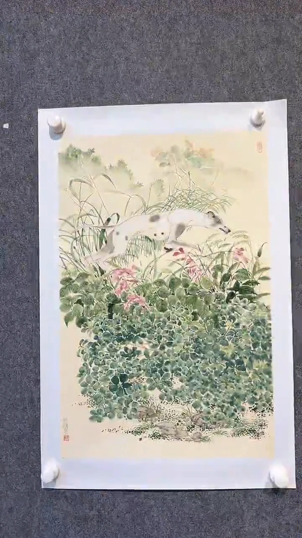 国画邹训精-2.6平尺-国画作品-m下