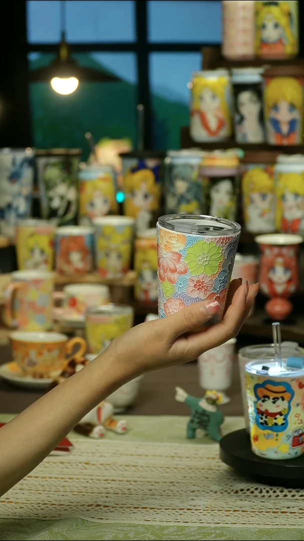 景德镇陶瓷手作杯&A581