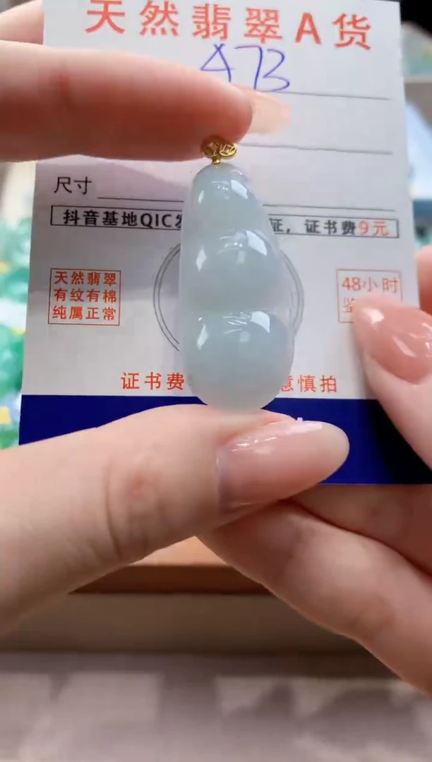 颈饰未镶嵌翡翠天然缅甸a货翡翠