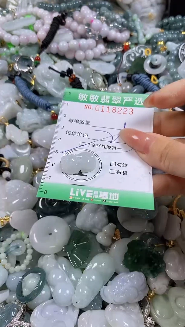 【闪购商品】翡翠颈饰未镶嵌闪购0118223多样性发其一