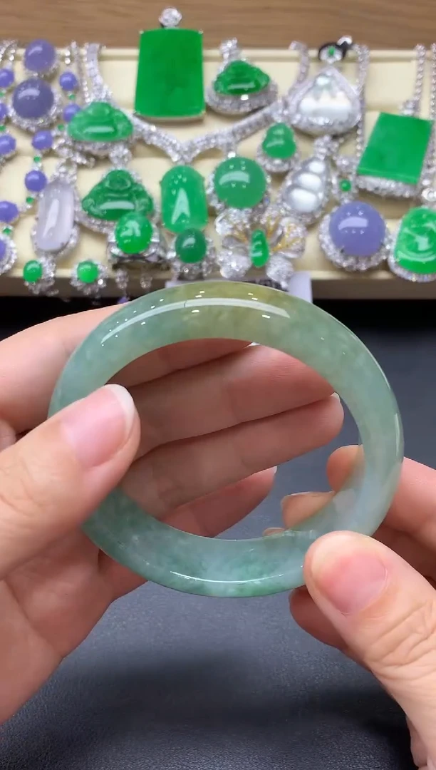 未镶嵌手镯翡翠504-中国好珍宝