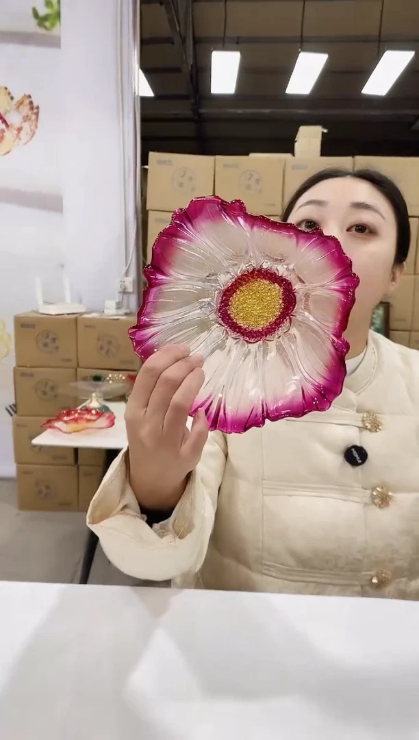 紫色葵花小号果斗一个