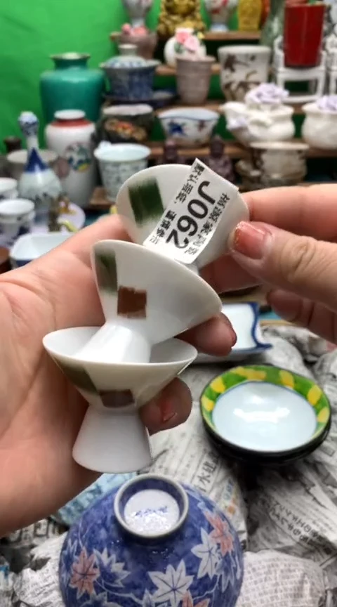 【闪购商品】盖碗海外回流瓷器