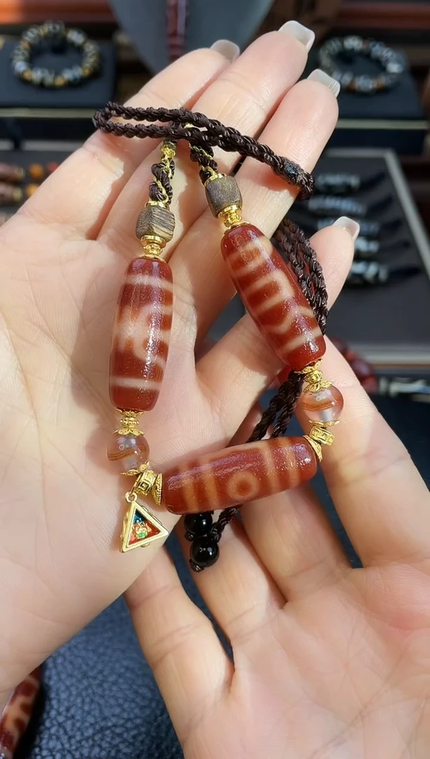 未镶嵌手链玛瑙/玉髓果****✨美泓精品高油红肉三宝阵颈饰