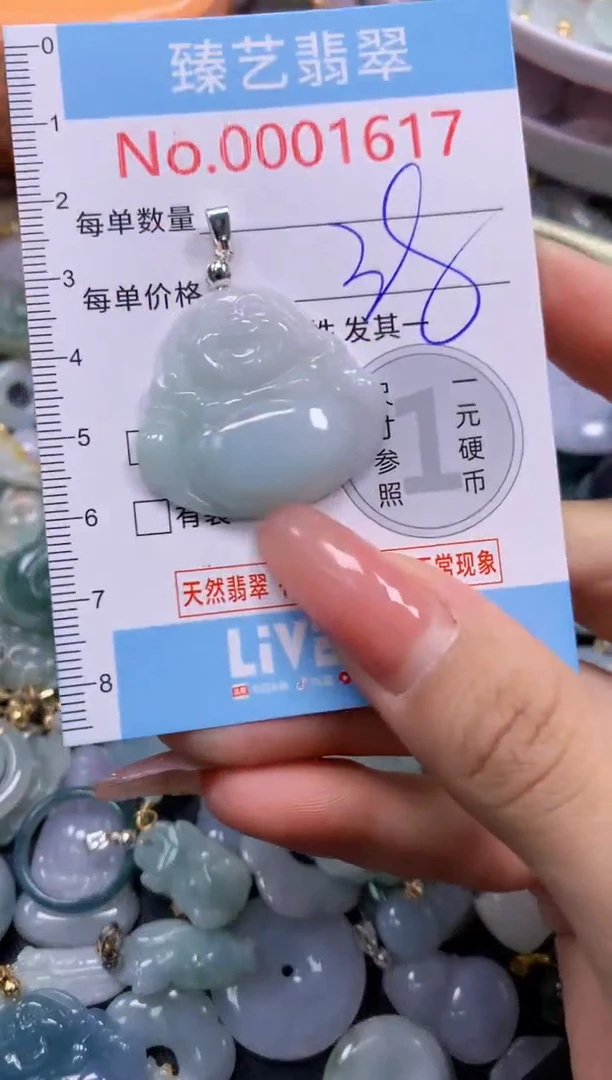 翡翠未镶嵌吊坠(不含链)1617