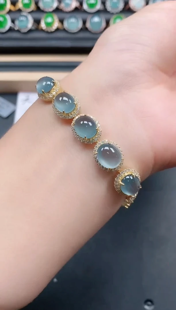 翡翠戒指银S925镶嵌11111