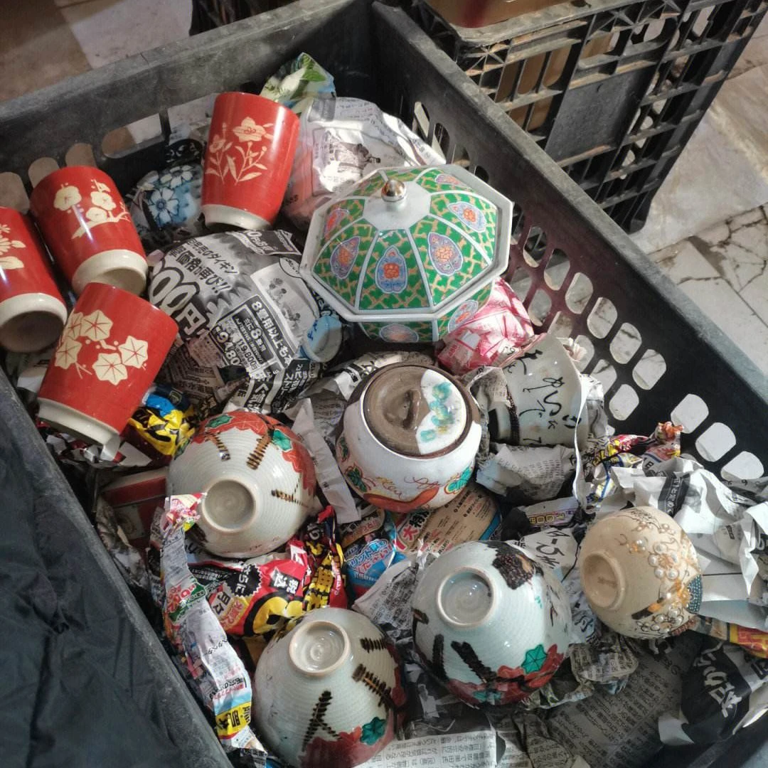 拍这里茶具复古茶盏瓷蜜饰品装饰摆件158