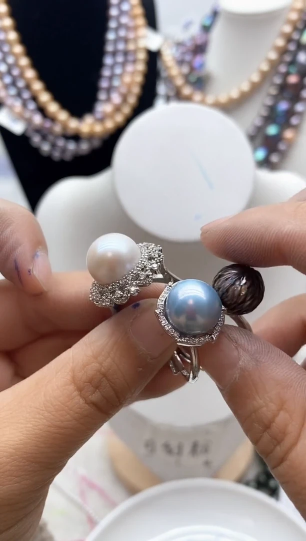 【闪购商品】淡水珍珠颈饰钛钢186