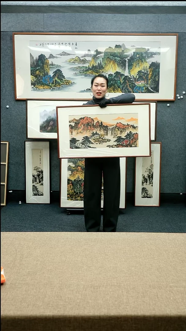 【闪购商品】国画52*92唐鹏高老师山水