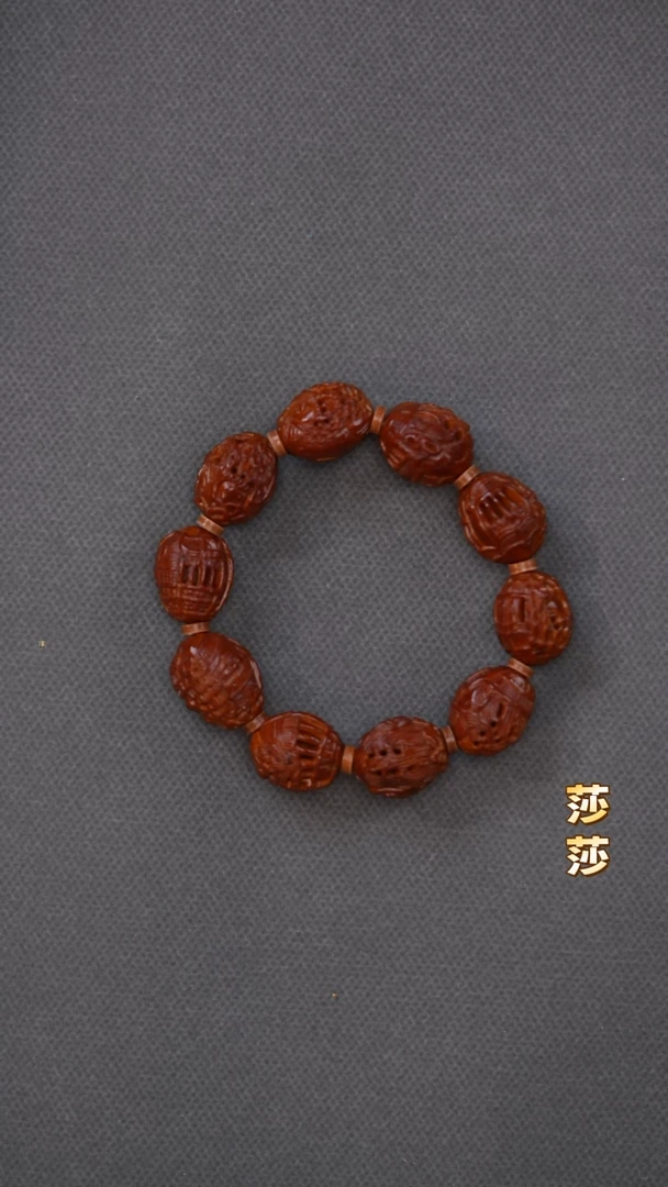 吊坠橄榄核苏州园林